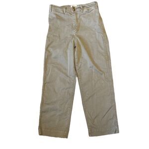 MARINE LAYER BRIDGET Olive Green Pants Sz 4 Cropped Cotton‎